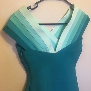 WOW Couture Teal/Green Dress